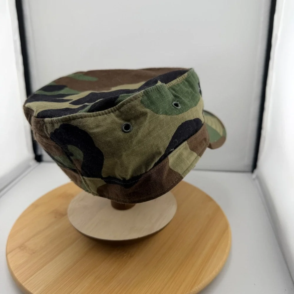 Propper International Woodland Camo Patrol Cap Military Hat Size 6 3/4 Ripstop